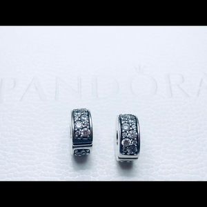 Authentic Pair of Pandora Shining Elegance Clip,